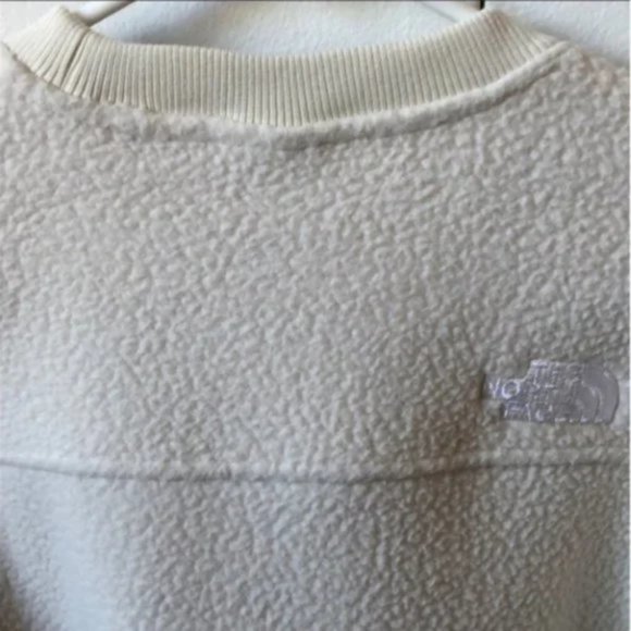 NWT The North Face Sherpa Vintage white pull over crew - Picture 5 of 9